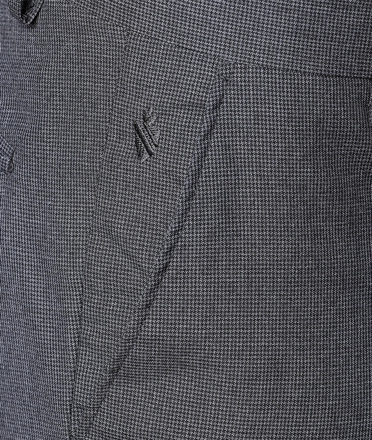 Image of Black Coffee Regular Fit Men Black Trousers