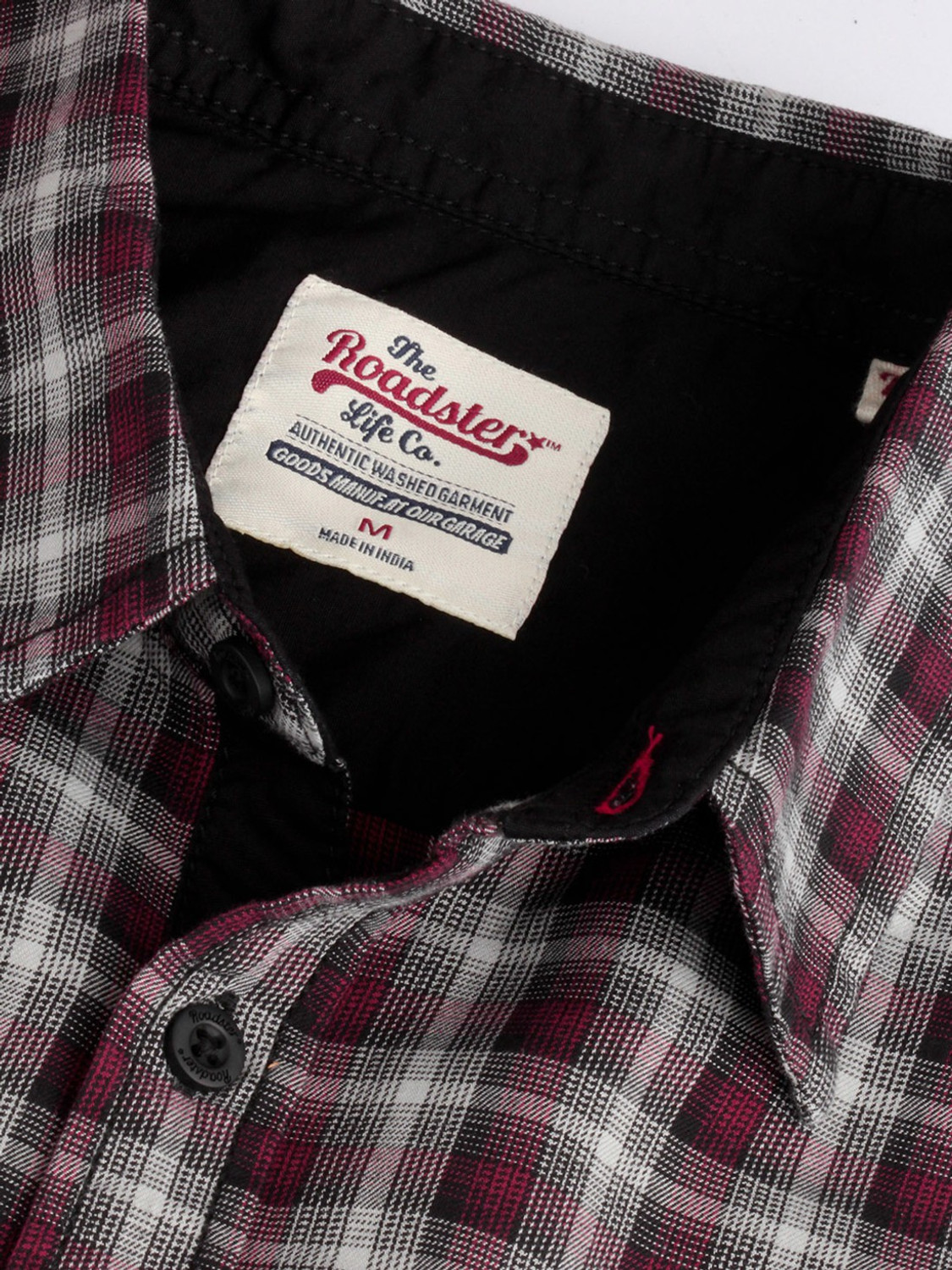 Image of Roadster Men Checkered Casual Multicolor Shirt