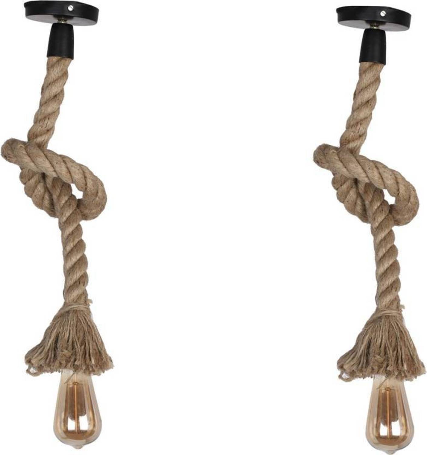 Banke Bihari Glass Handicraft 2 Pcs Ultra Stylish Pendant Ceiling Lamp Light Hanging In Rope With Hand Pendant Lamp Ceiling Lamp
