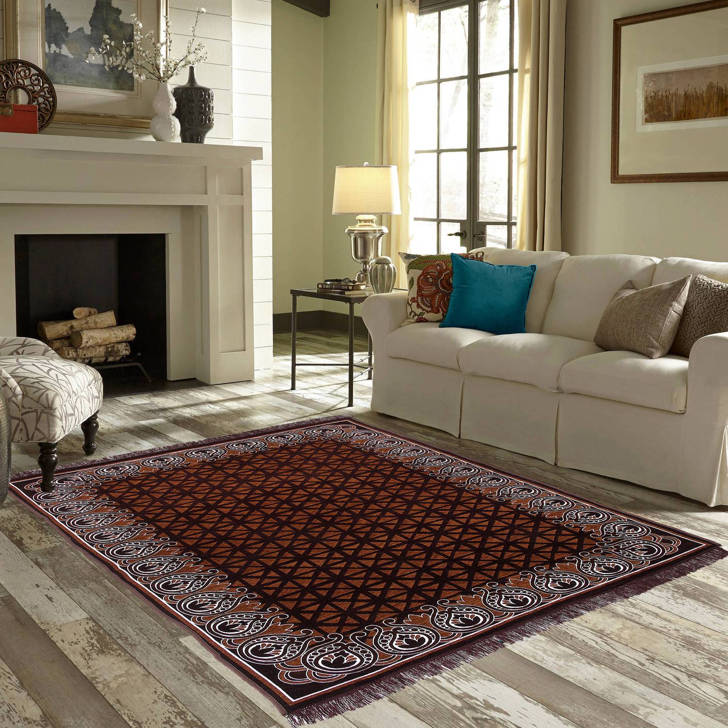 Zesture 4 ft X 7 ft Chenille Carpet