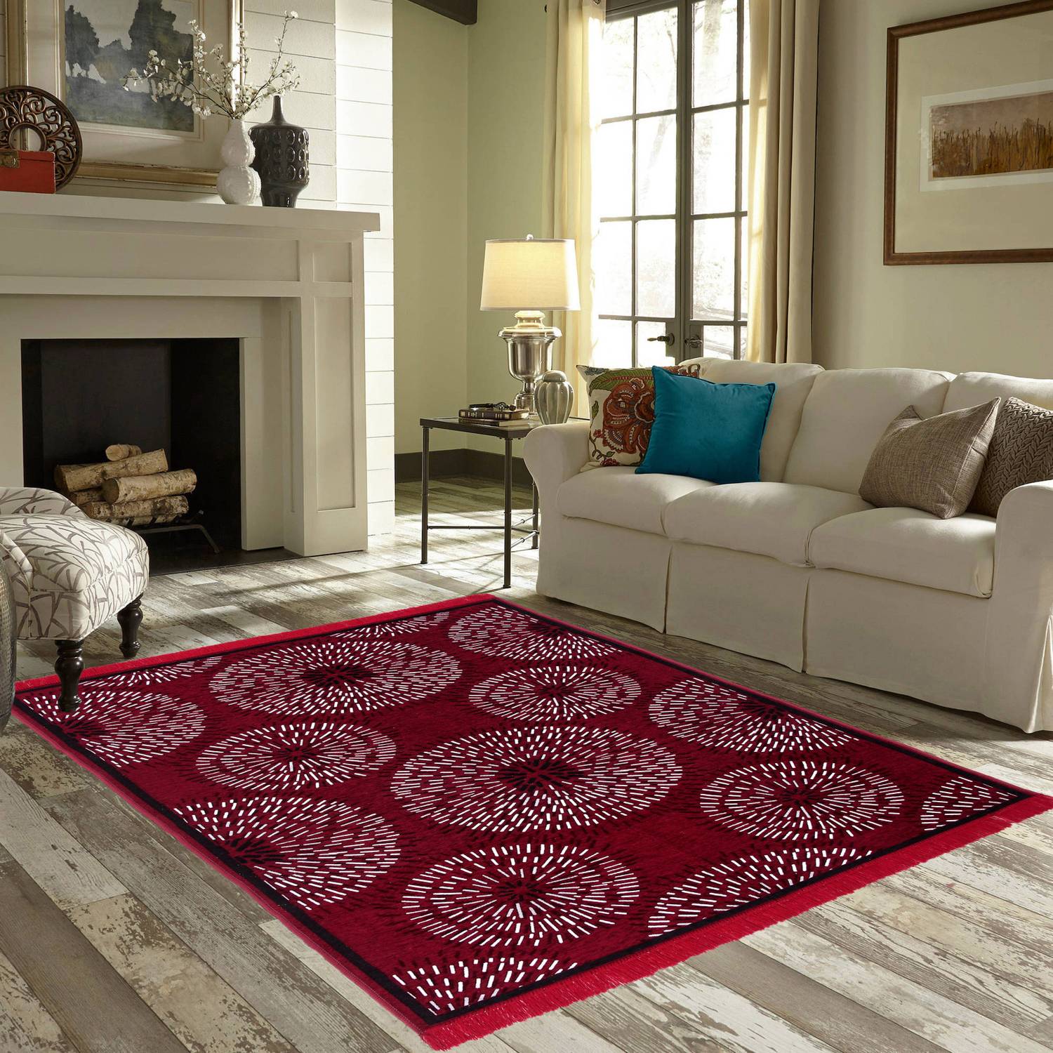 Braids 5 ft X 7 ft Chenille Carpet
