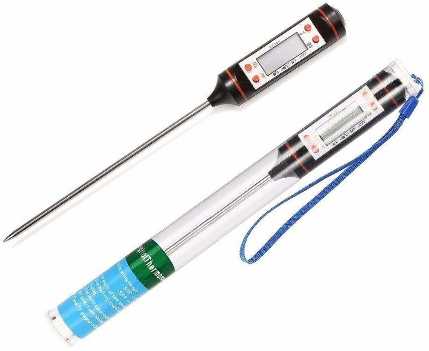 Image of Cutezy Digital LCD Cooking Food Meat Probe Kitchen BBQ Temperature Test Pen Instant Read Thermocouple Kitchen Thermometer