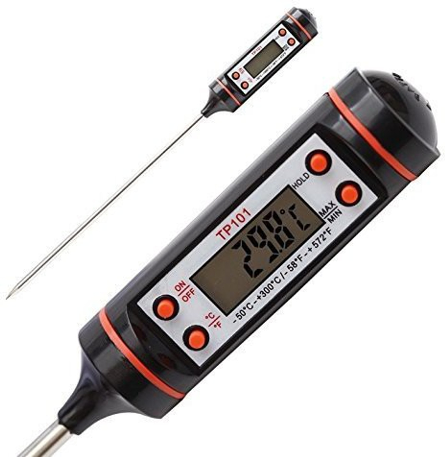 Image of Cutezy Digital LCD Cooking Food Meat Probe Kitchen BBQ Temperature Test Pen Instant Read Thermocouple Kitchen Thermometer