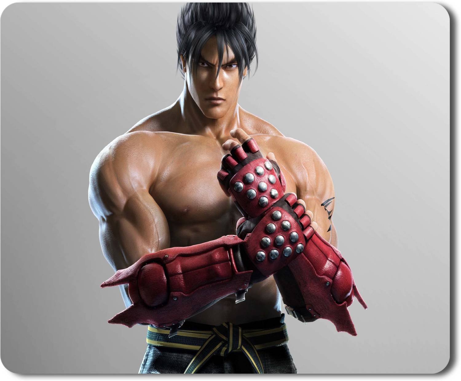 Flair Print Tekken Jin Kazama FPMP061 Non Slip Base Mousepad