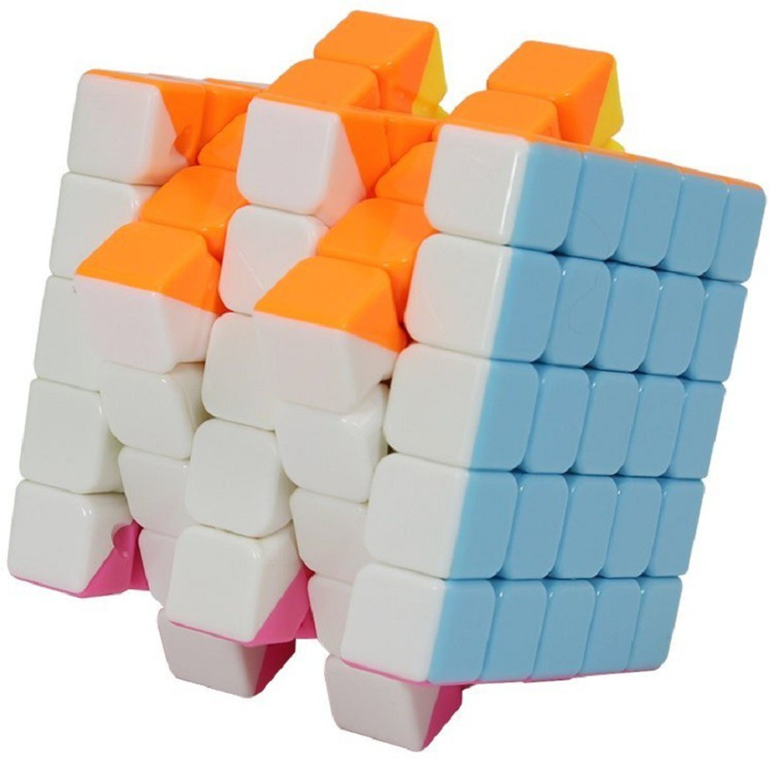 Image of D ETERNAL cube combo set of 2x2 3x3 4x4 5X5 cube high speed stickerless magic cube Brainstorming Puzzle Cube combo 4 Game Toy
