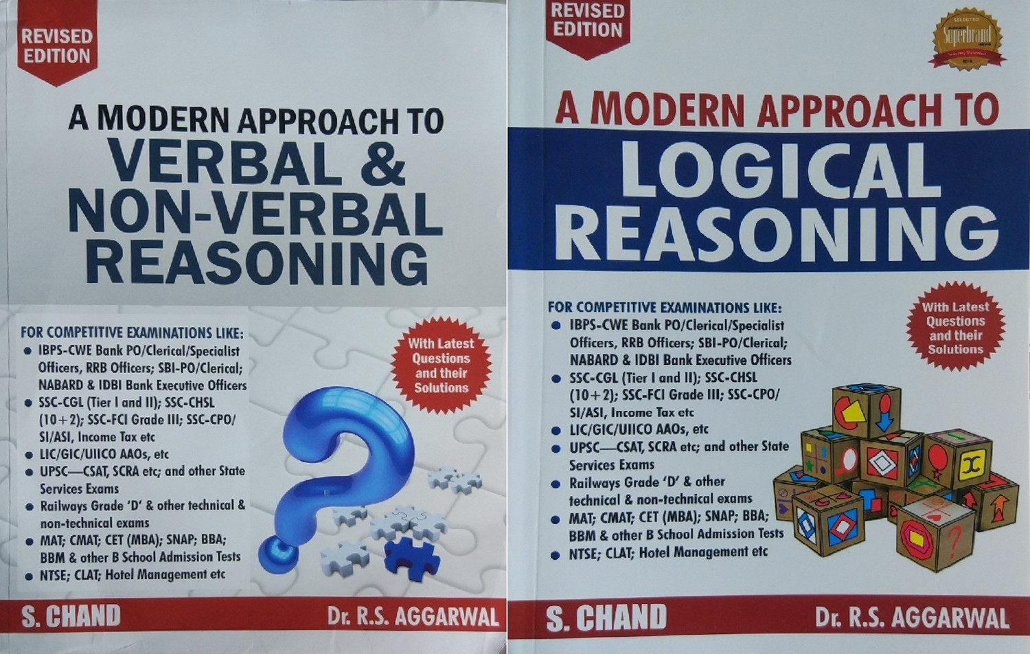 Image of Verbal & Non-Verbal Reasoning |Logical Reasoning By R.G Agarwal (Combo)