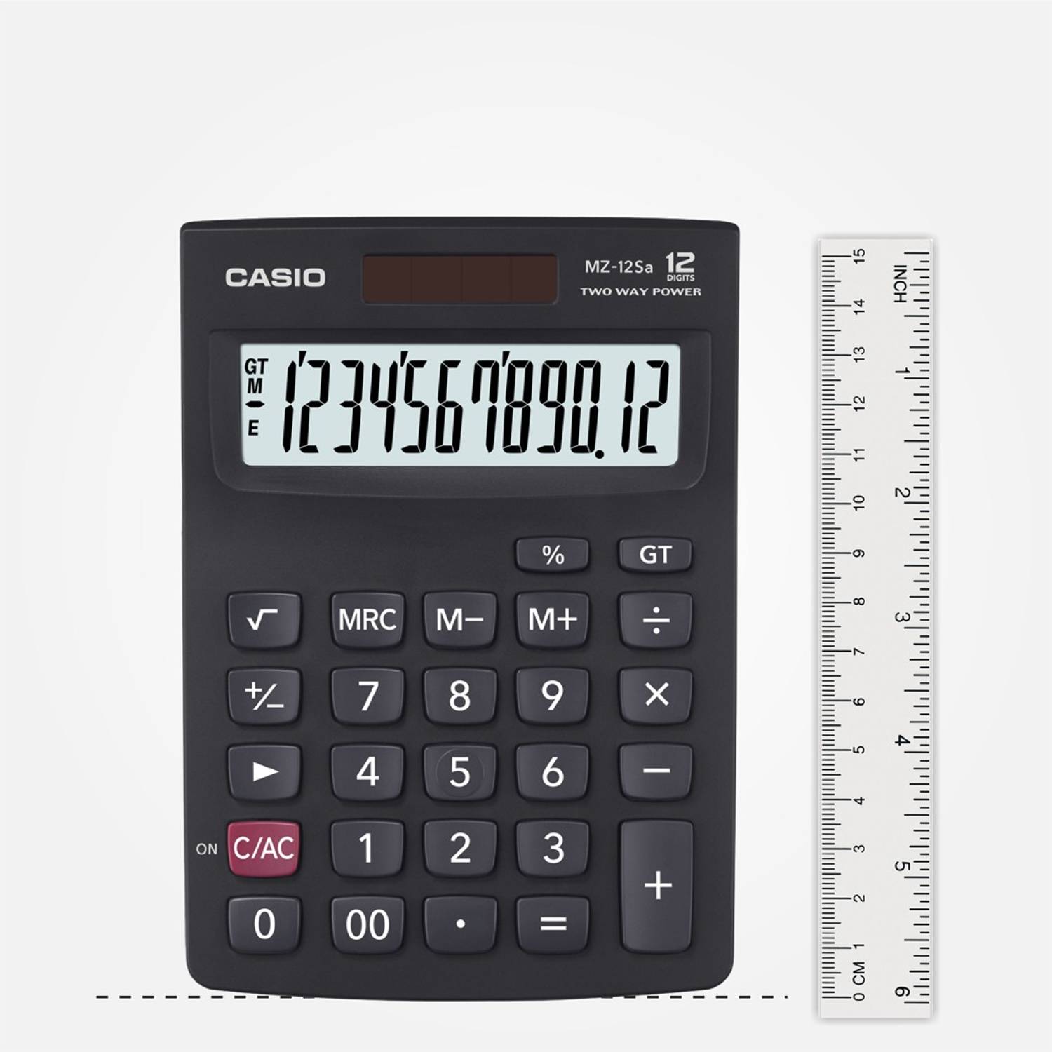 CASIO MZ-12SA Desktop Basic Calculator - Image 2