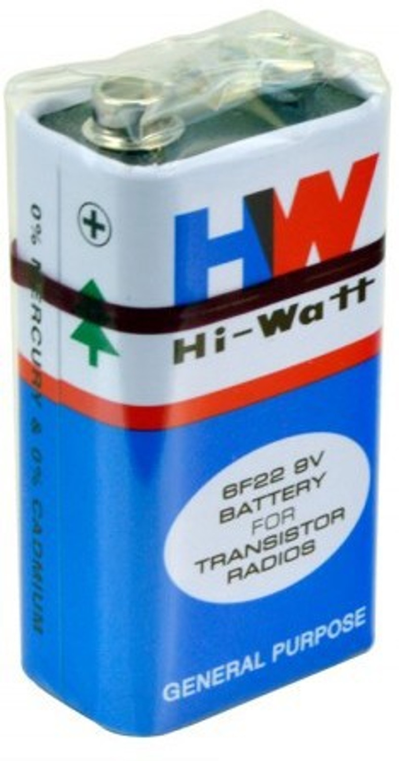 Image of Inditrust 15 Pc 9 VOLTS HW BATTERY with + 15 Pc Connector (Pack of 15) Battery