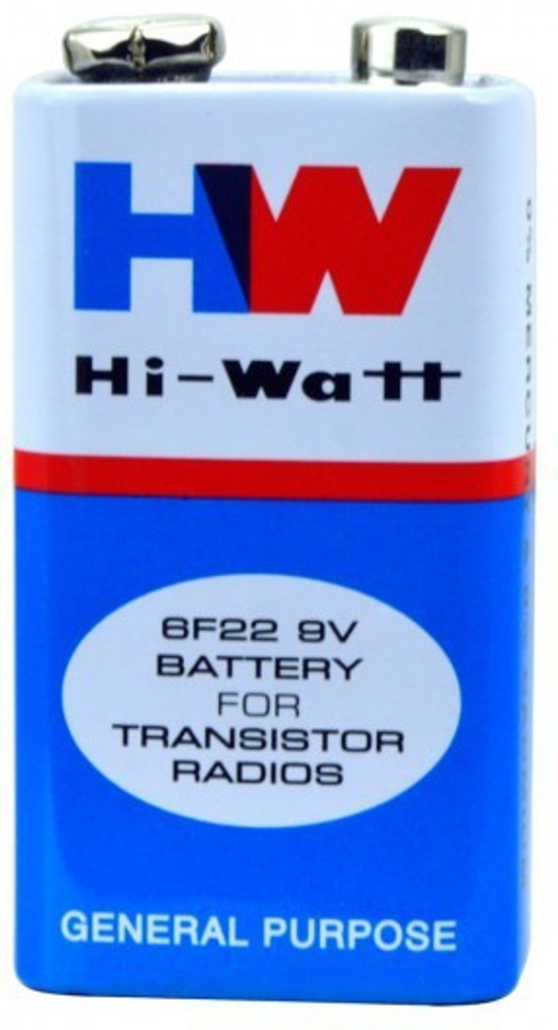 Image of Inditrust 15 Pc 9 VOLTS HW BATTERY with + 15 Pc Connector (Pack of 15) Battery
