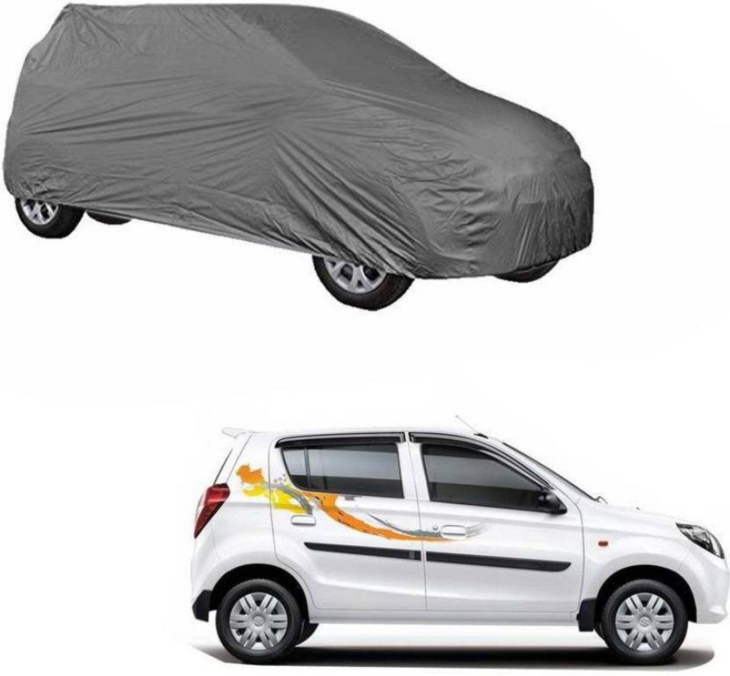 ANLOPE Car Cover For Maruti Suzuki Alto 800 (Without Mirror Pockets)