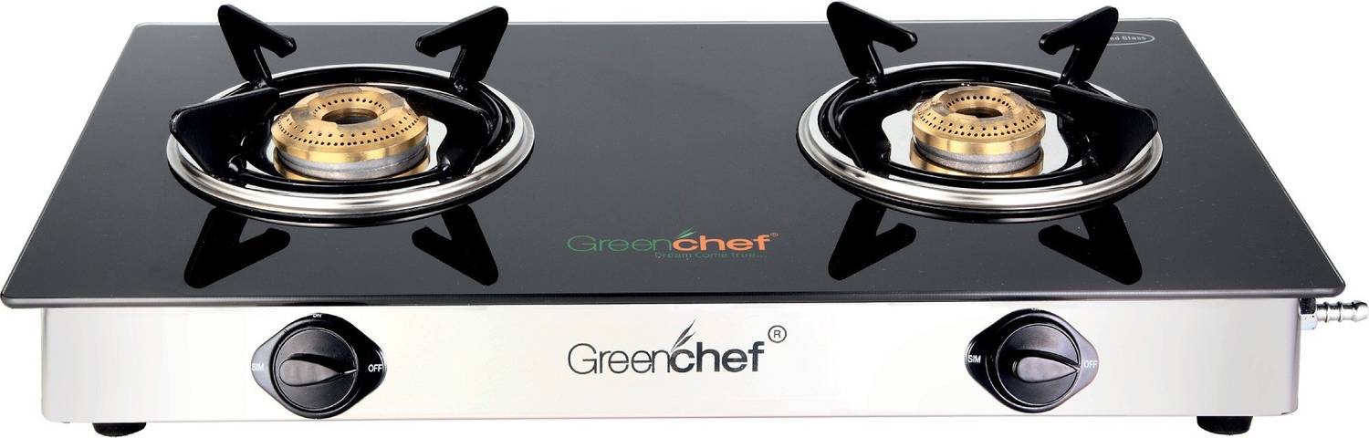 Greenchef Crystal Glass Manual Gas Stove