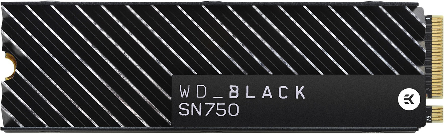 Image of WD SN750 500 GB Laptop Black PCIe NVMe Internal Solid State Drive (SSD) (WDS500G3X0C)