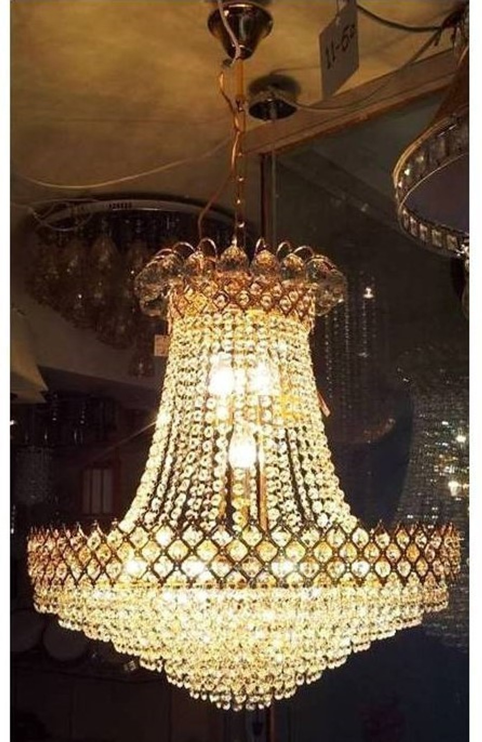 Image of Prmoagen Orginal K /9 Diamond Crystal Chandelier Light Chandelier Ceiling Lamp