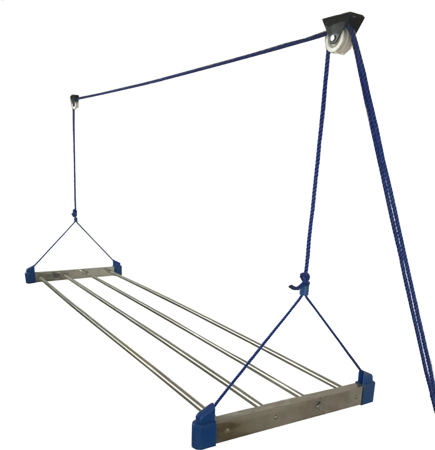 Image of KEEPWELL Steel Ceiling Cloth Dryer Stand Cloth Drying Stand 6 Feet 3 Pipe