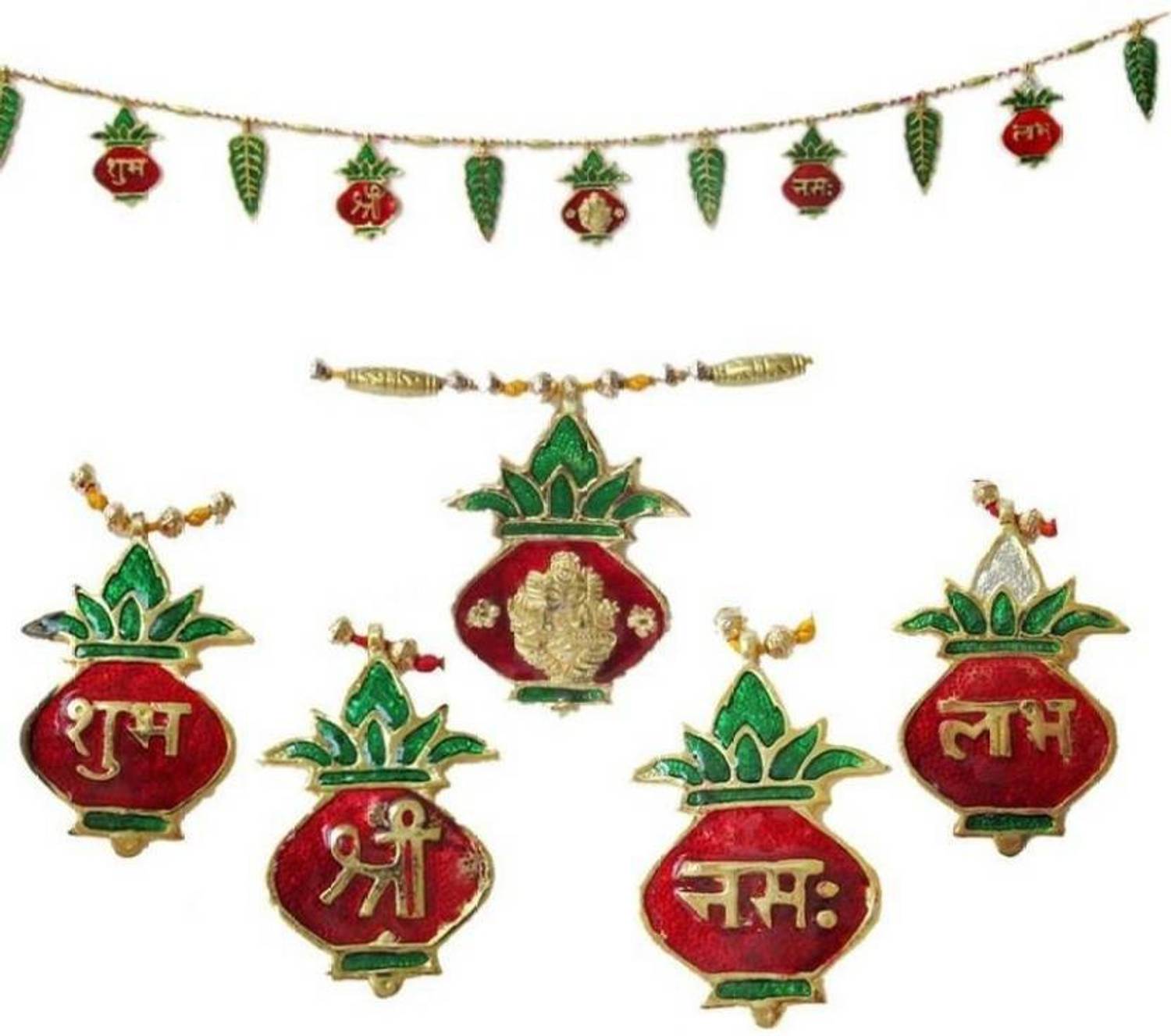 Fashion Bizz Kalash Ganpati S Decorative Showpiece - 10 cm