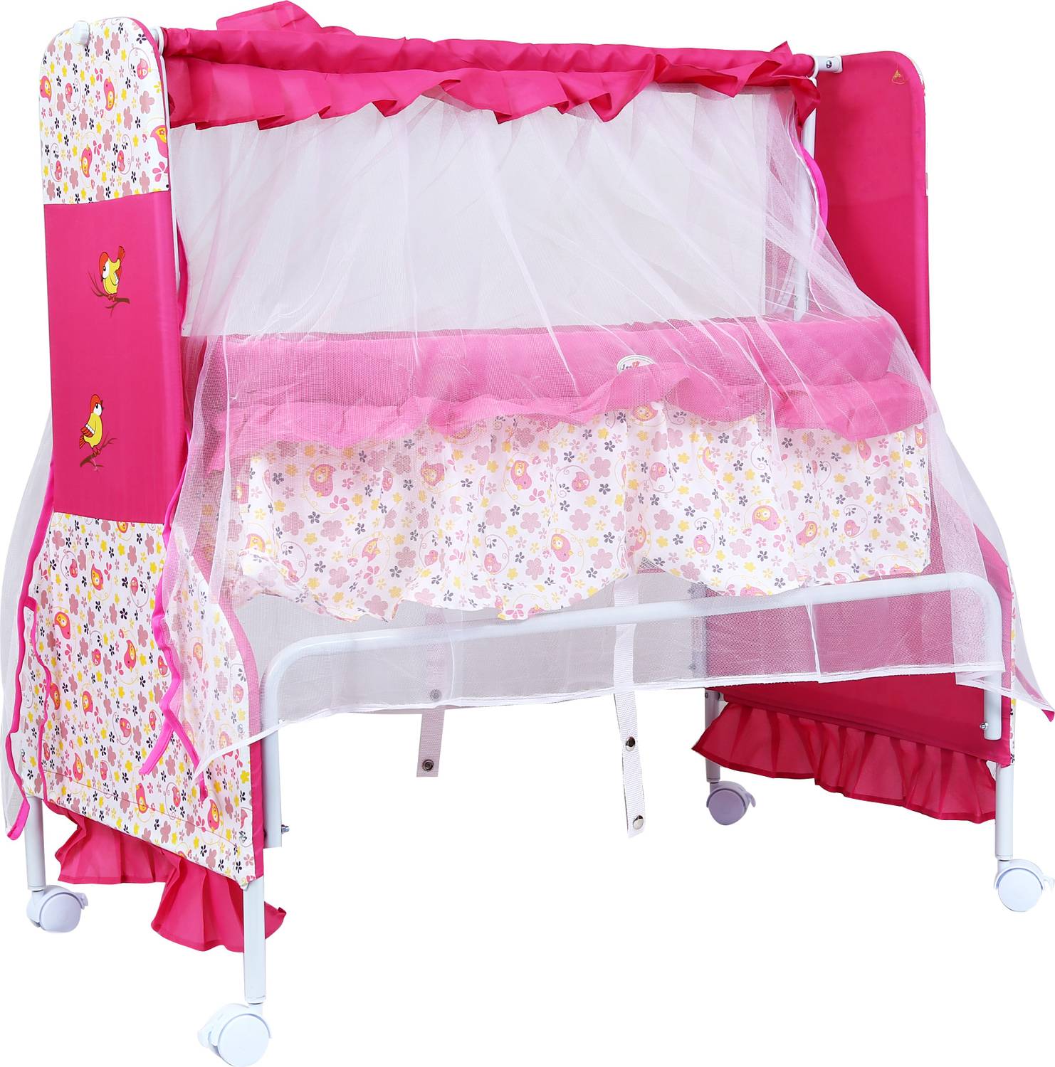 1st Step Cradle With Swing And Mosquito Net Bassinet
