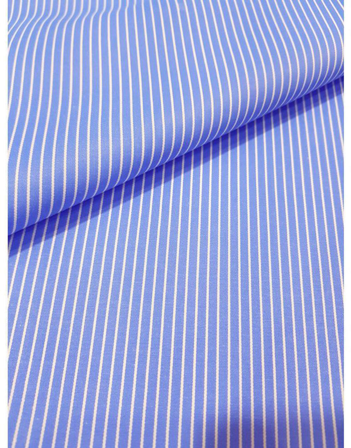 Image of Siyaram's Polycotton Striped Shirt Fabric
