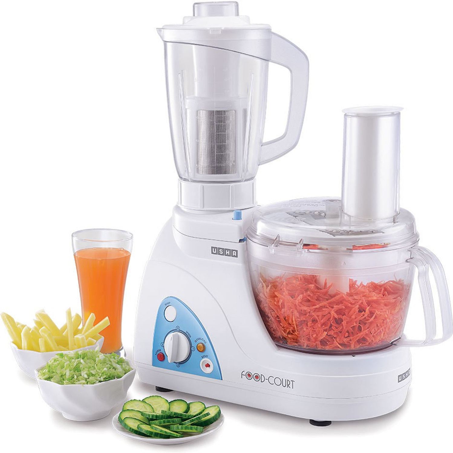 Image of USHA FP 2663 600 W Food Processor