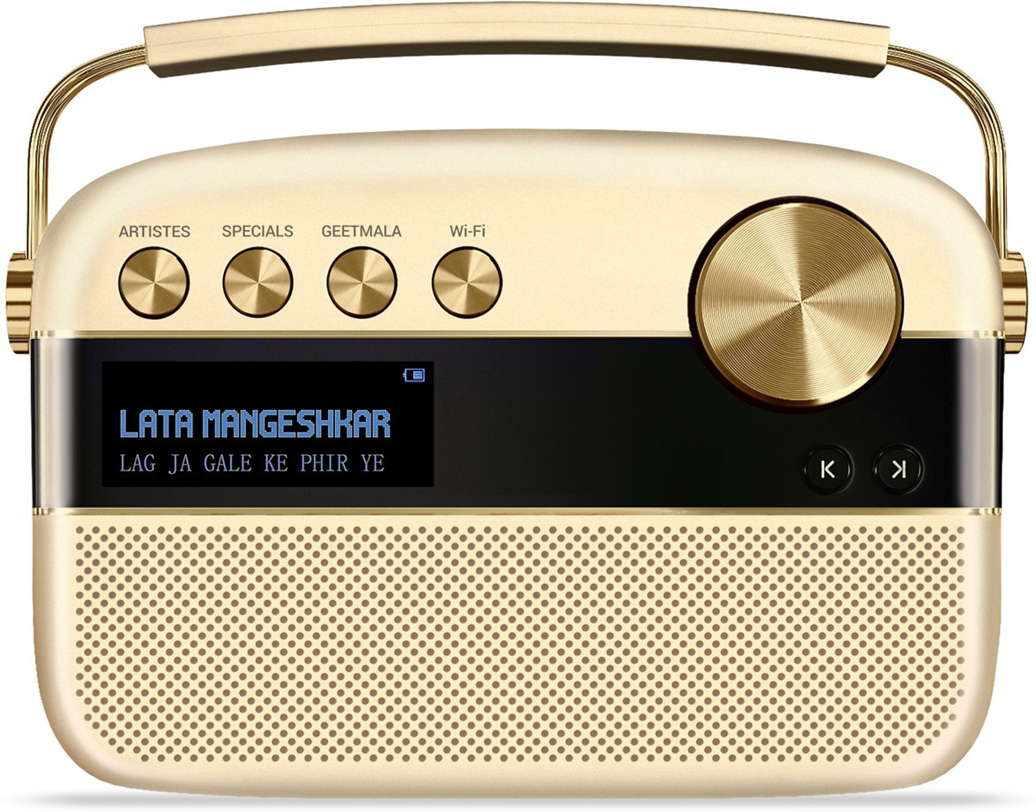 Image of SAREGAMA 2.0 Wine Gold (Champagne Gold) - Sound by 10 W Bluetooth Home Theatre