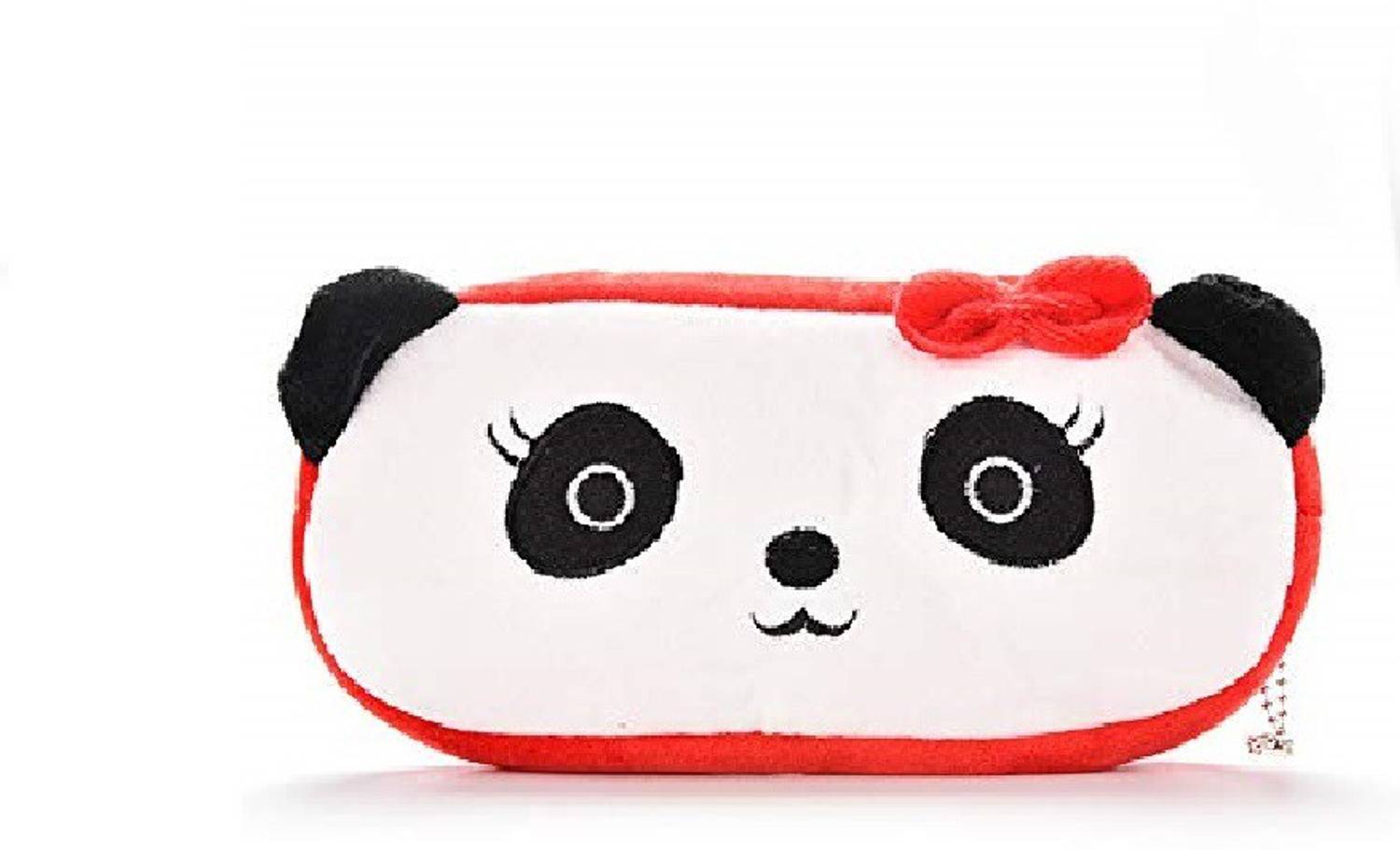 24x7eMall Lady Panda emoji Art Canvas Pencil Box