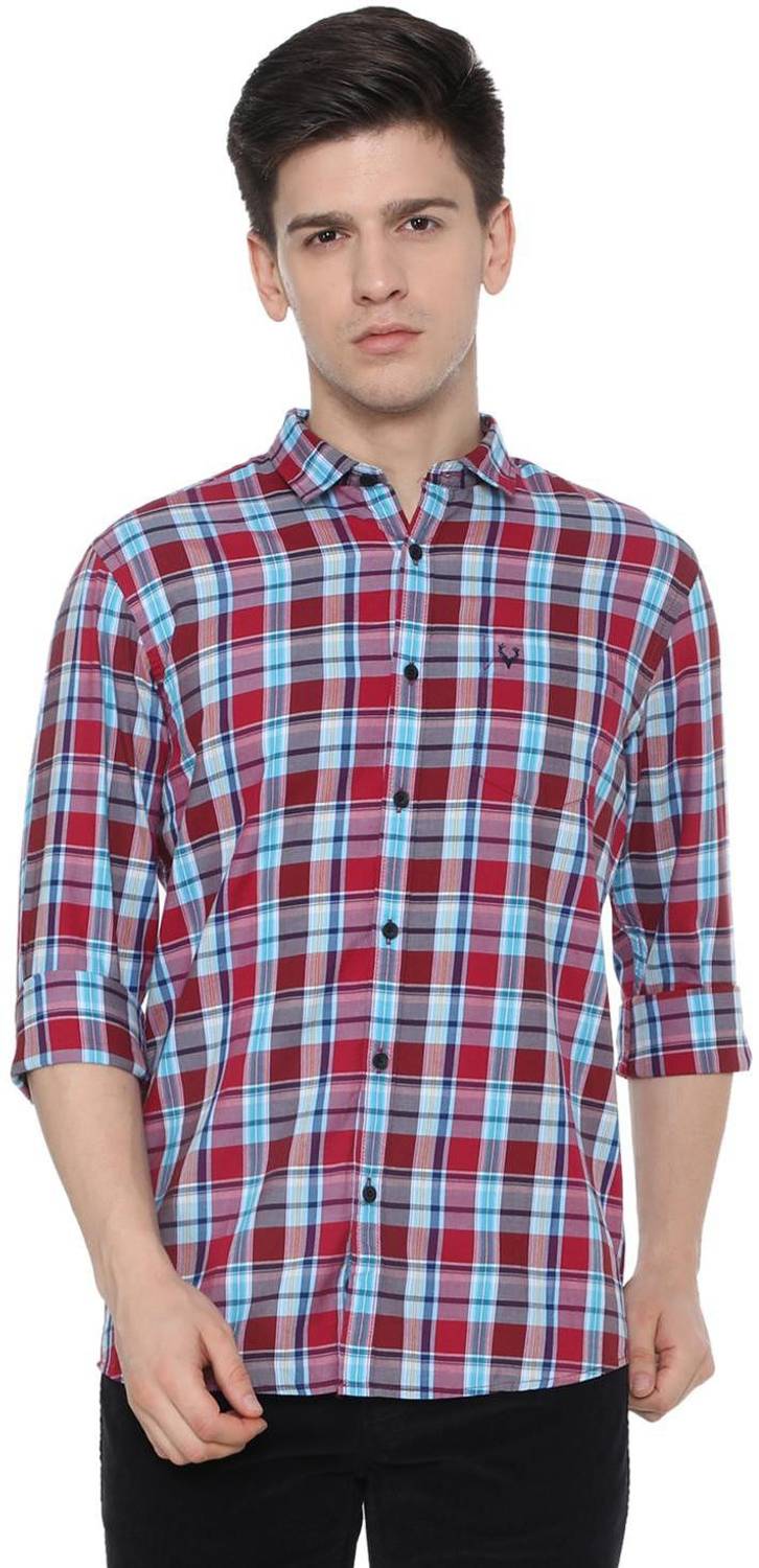 Allen Solly Men Checkered Casual Multicolor Shirt