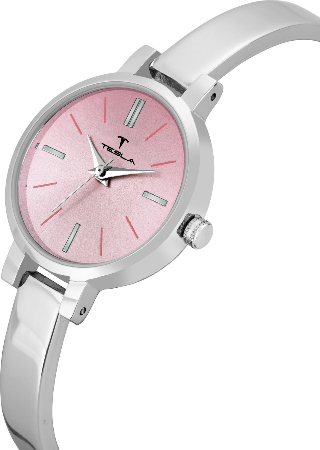 Image of TESLA TL-LR-046-PNK-CHN BRASS WATCH Analog Watch - For Girls