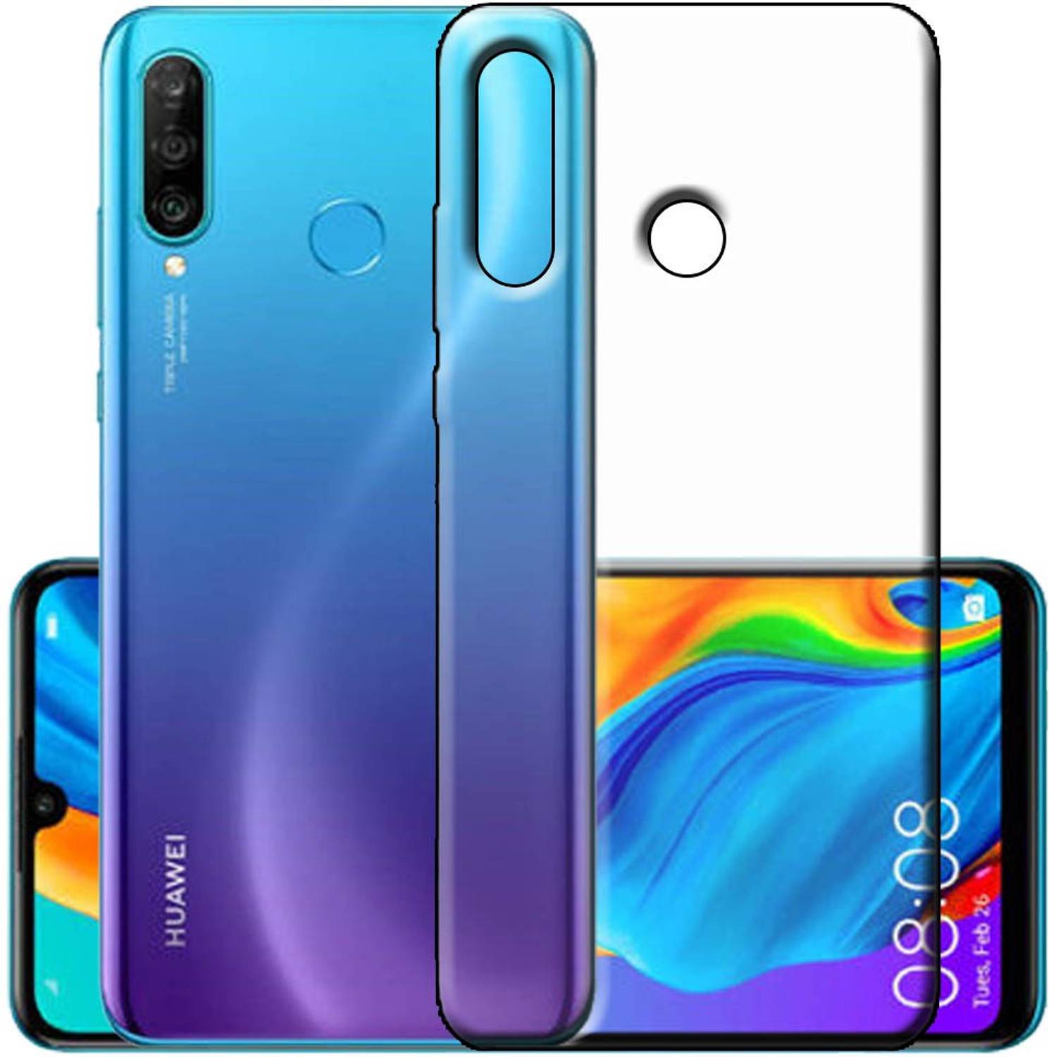 Capa 360 Magnética para Huawei P30 Lite Black
