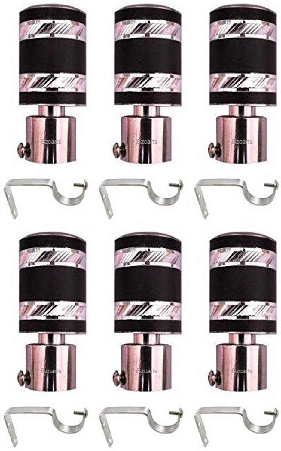 Bzcarts Multicolor Rod Rail Bracket Metal