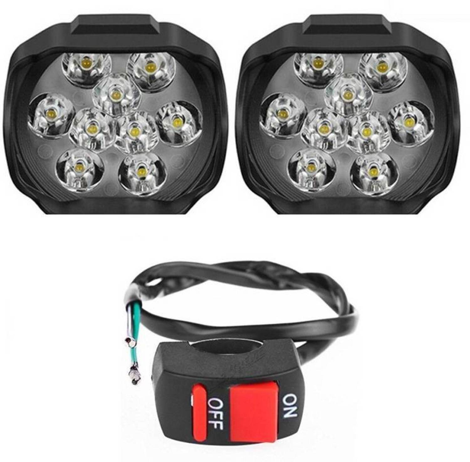 AUTOGARH LEDLIGHT001 Back Up Lamp Motorbike LED (12 V, 27 W)