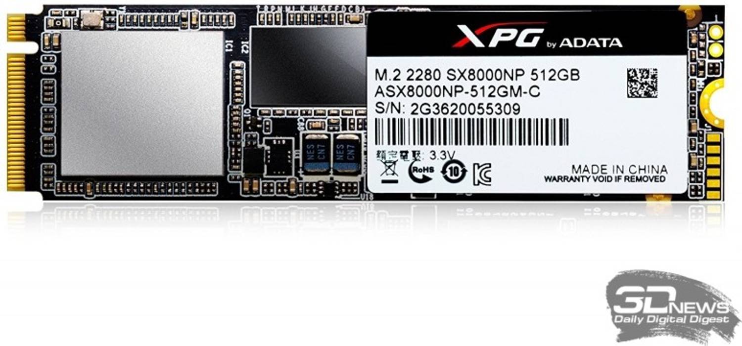 ADATA XPG SX6000 LITE PCIe NVMe M.2 2280 128 GB Laptop Black PCIe