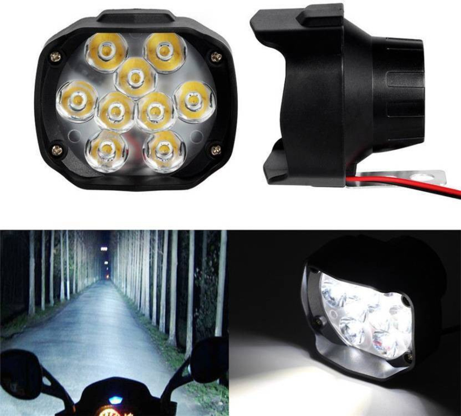 Image of RK BEAUTY LED Fog Light for Hero Splendor Plus