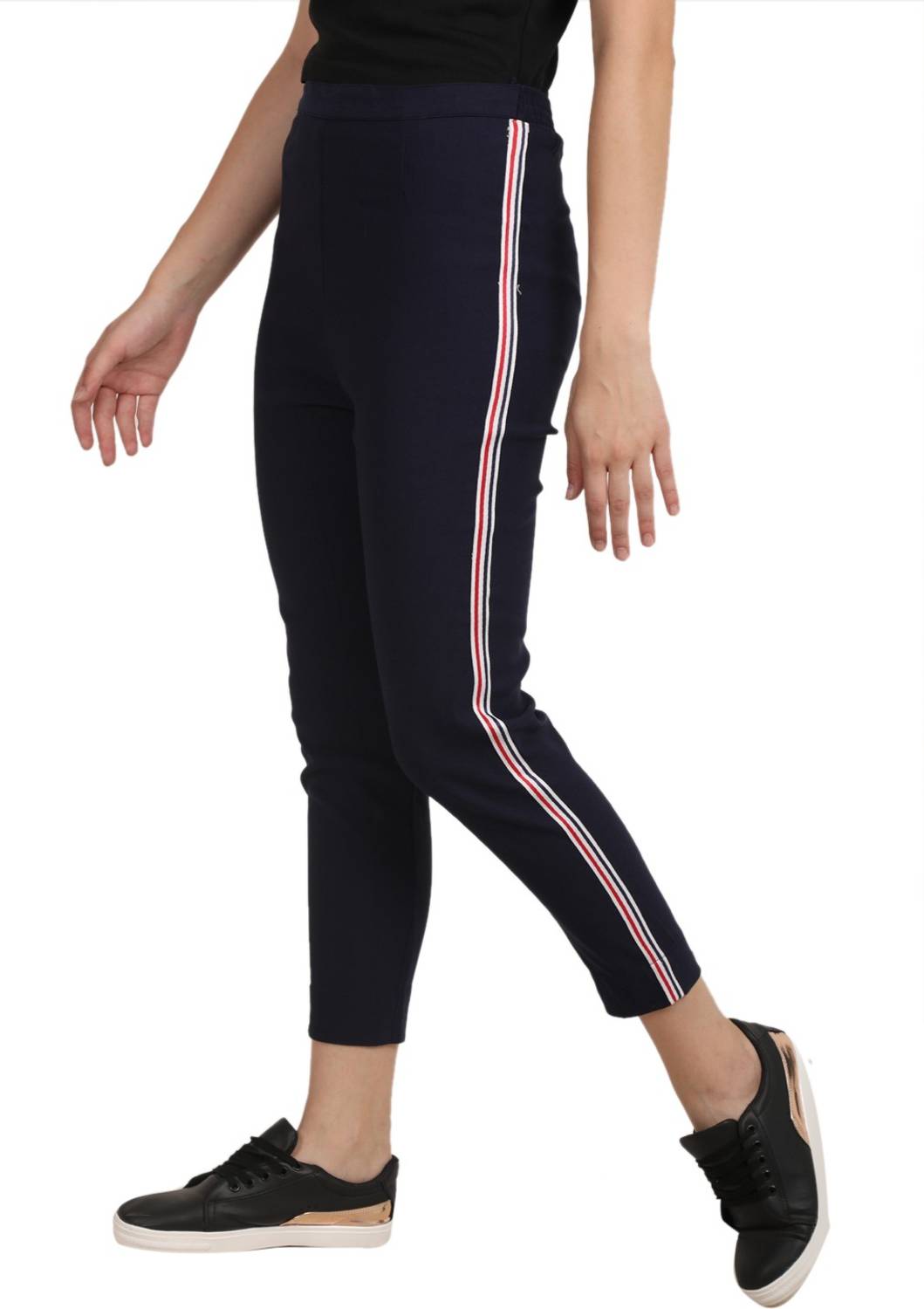 Broadstar Regular Fit Women Dark Blue Trousers