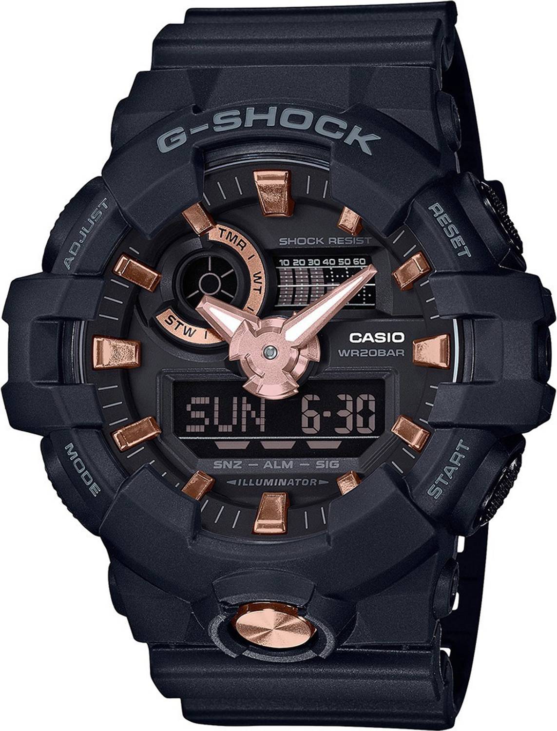 ※最終値下げ　G-SHOCK GA-710B-1A2DR 5522 CASIO G-Shock G-Shock ( GA-710B-1A4DR ) Analog-Digital Watch - For