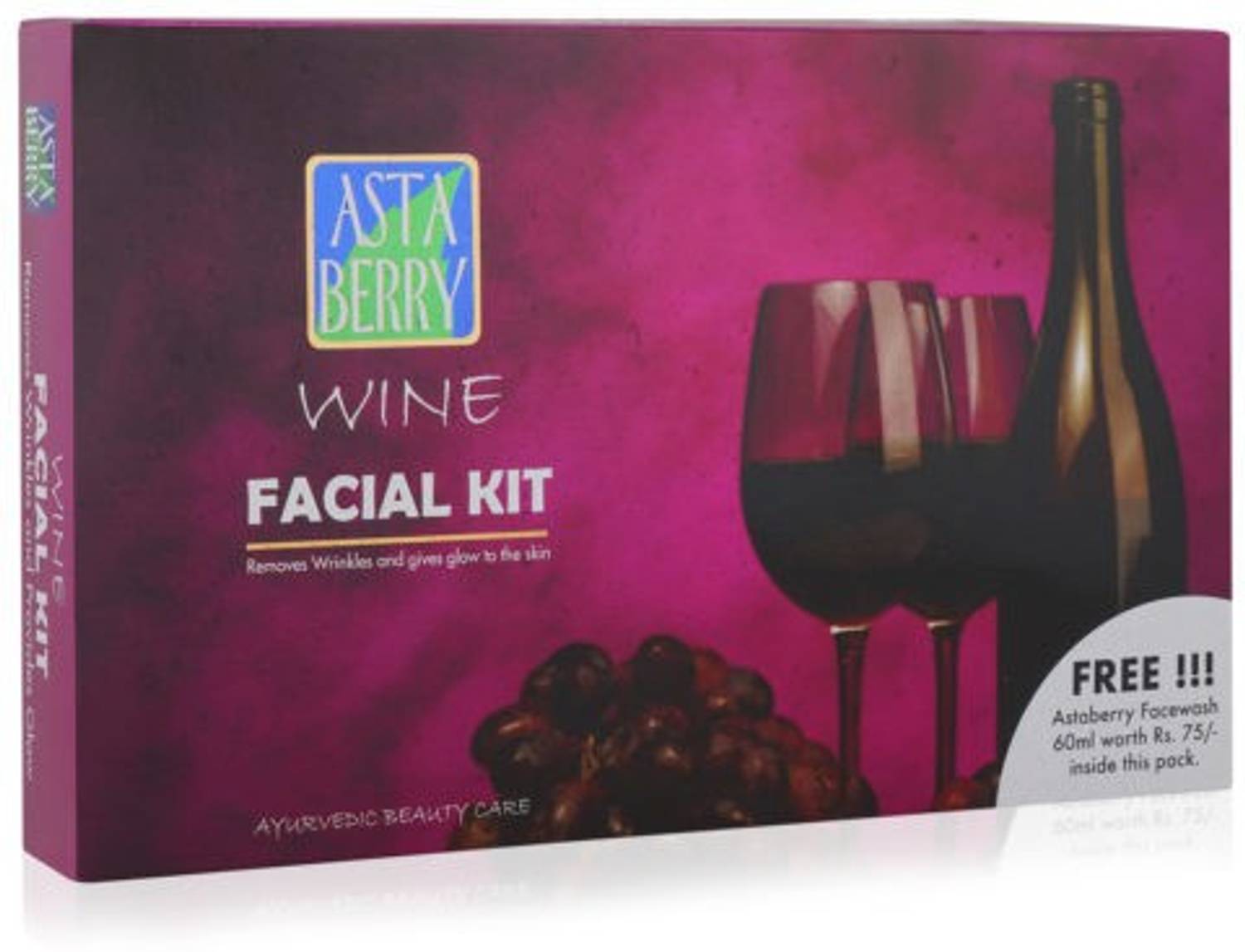 ASTABERRY Facial Wine Kit Mini for All Skin Types