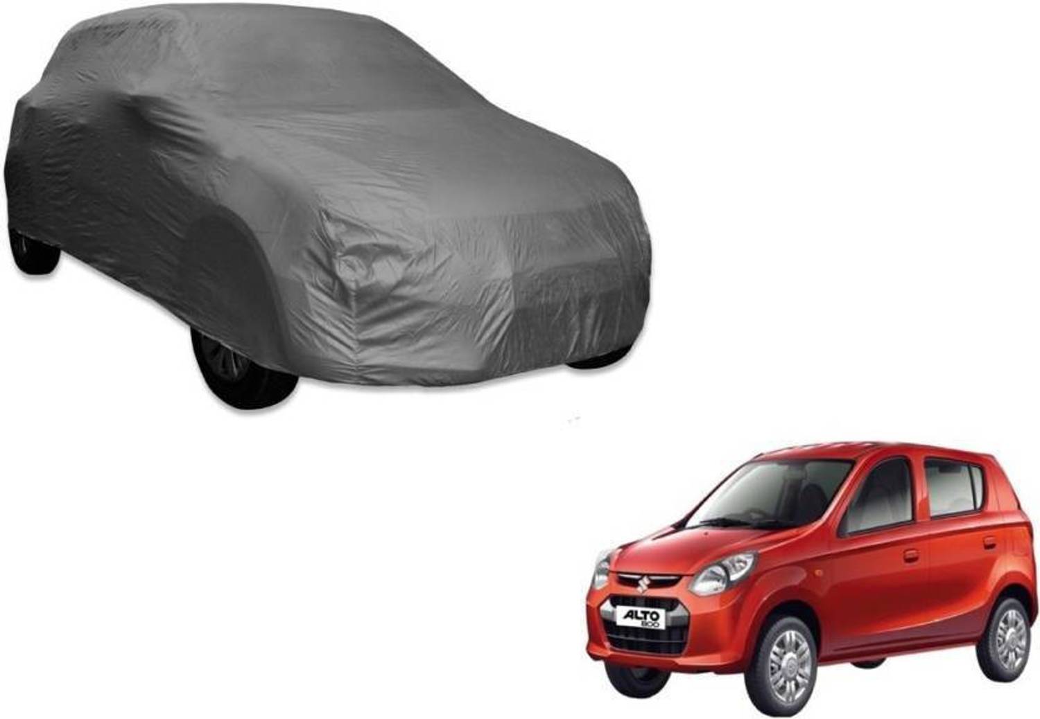 ask Car Cover For Maruti Suzuki Alto 800 (Without Mirror Pockets)
