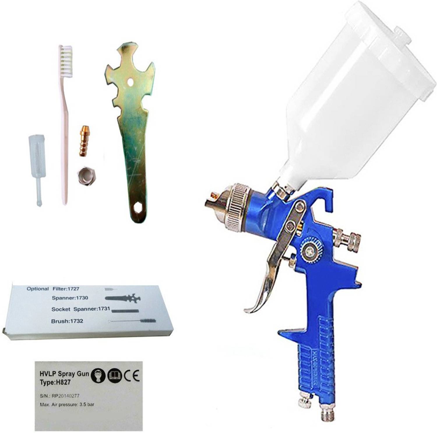 Air-ga HVLP H827 SPRAY GUN 1.4MM H 827 HVLP Sprayer