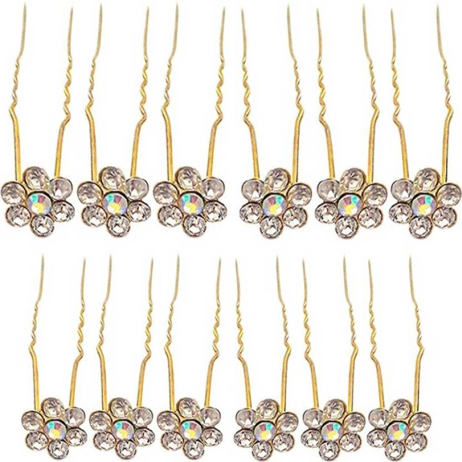 ANIRAAJ SILVER PLATED FANCY DIAMOND JUDA PIN Hair Pin