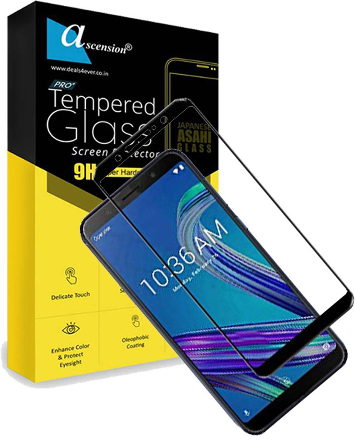 Ascension Tempered Glass Guard for Asus Zenfone Max Pro M1