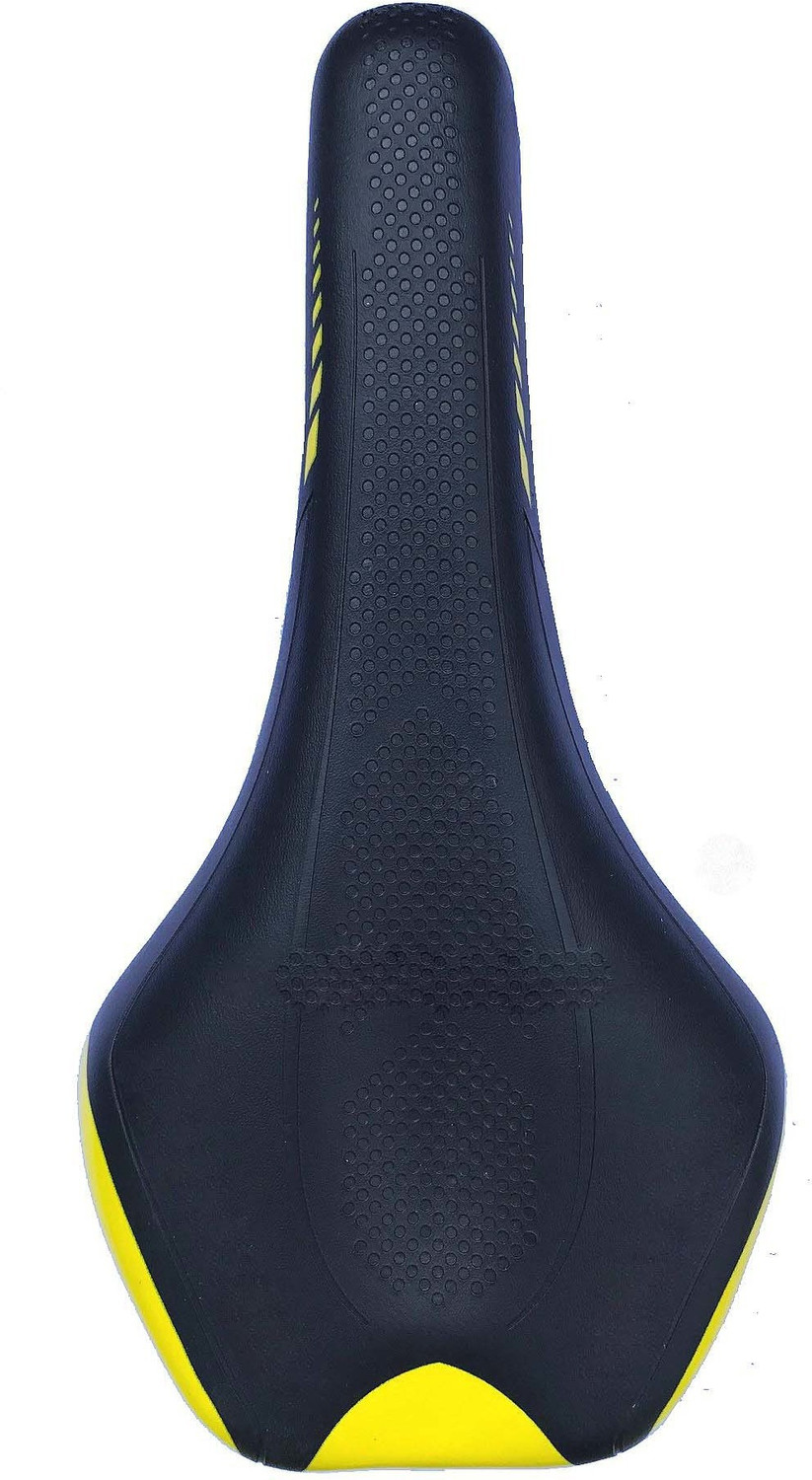Image of Schrodinger SCHRO70066 Road Mountain Cycle Saddle Seat Black Yellow Saddle