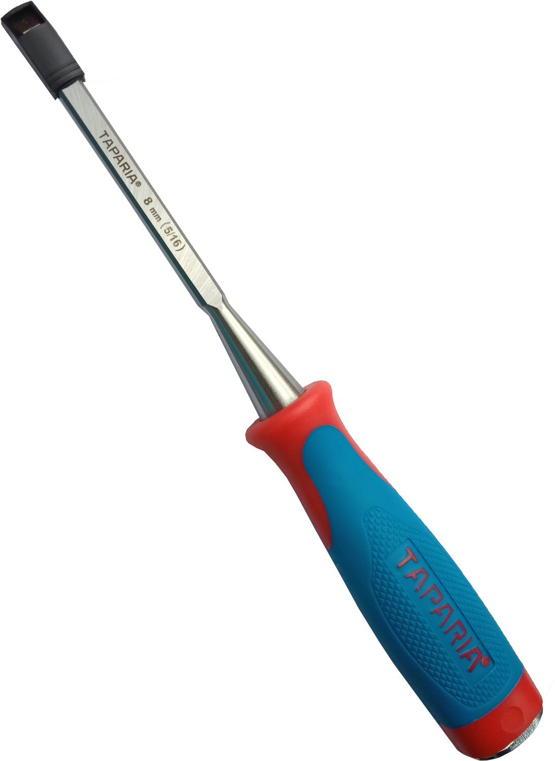 Image of TAPARIA WCB08 Steel (08mm) Bevelled Edge Chisel (Blue and Silver) Bevel Chisel Set