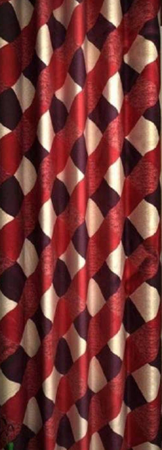 Image of good luck textile 152.4 cm (5 ft) Window Polyester Room Darkening Curtain Single Curtain