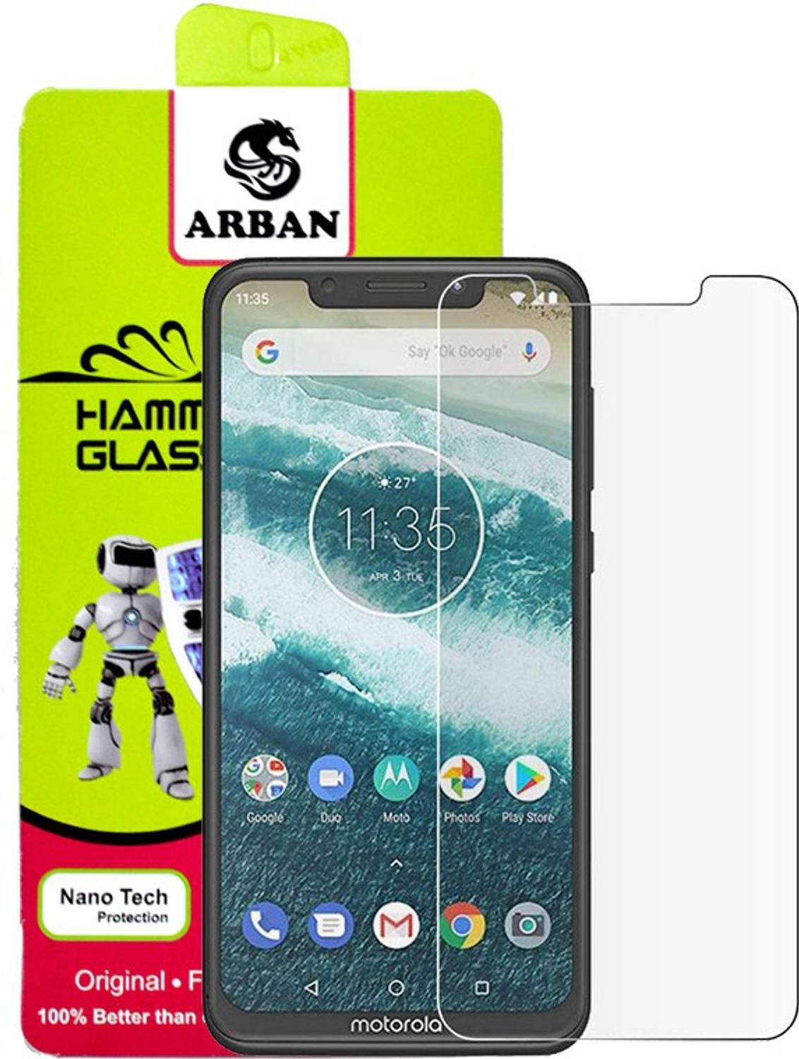 ARBAN Tempered Glass Guard for MOTO POWER ONE