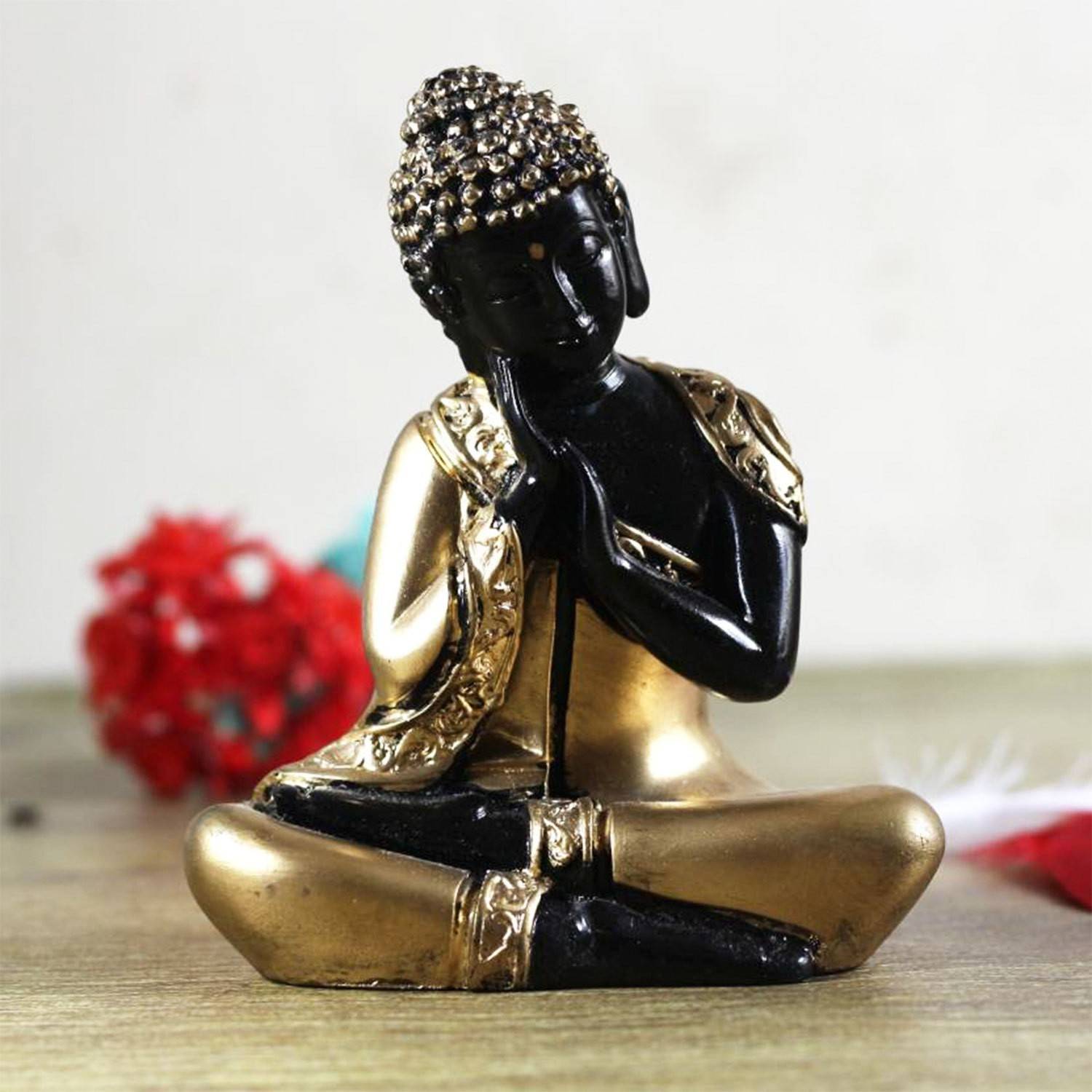 Beckonventure Vastu Fangshui Religious Idol of Lord Gautam Buddha Statue Big Size Idols|Meditating Buddha Idols| lordbuddha statue in Religious Idols| sitting buddha statue|decoration items for house|handicraft home decor|showpiece figurine|home decor showpieces |table decorations items|Lord Buddha idols for gift, home & Showpiece |Buddha showpieces|buddh bhagwan|handicraftitems| decorativeitems|statues|Statue of gods|Buddha Statue for home|buddha statue big size|Relaxing Buddha Statues in Religios Idols & Spiritual & Festive Decor| Showpieces &Figurines| Showpiece for living room |Showpiece in home| Decorative Showpiece  -  18 cm