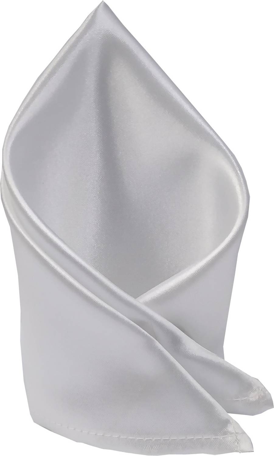 BLACKSMITH Solid Satin Blend Pocket Square