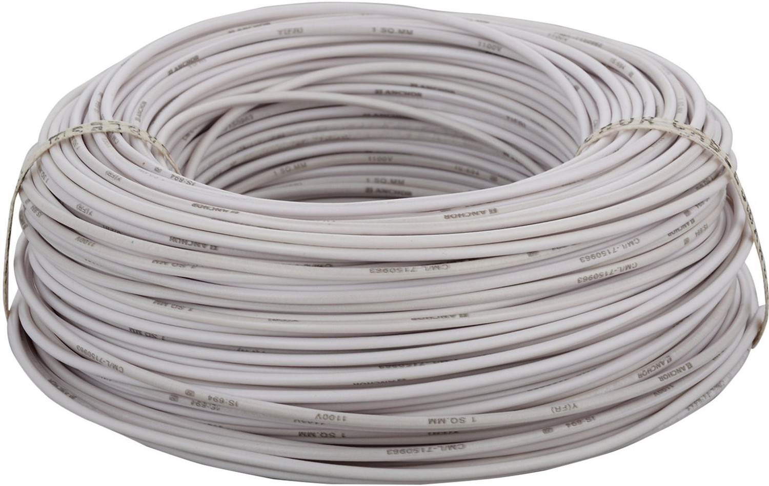 Image of V-Guard Classo PVC Insulated 0.75 sq /mm White 90 m Wire