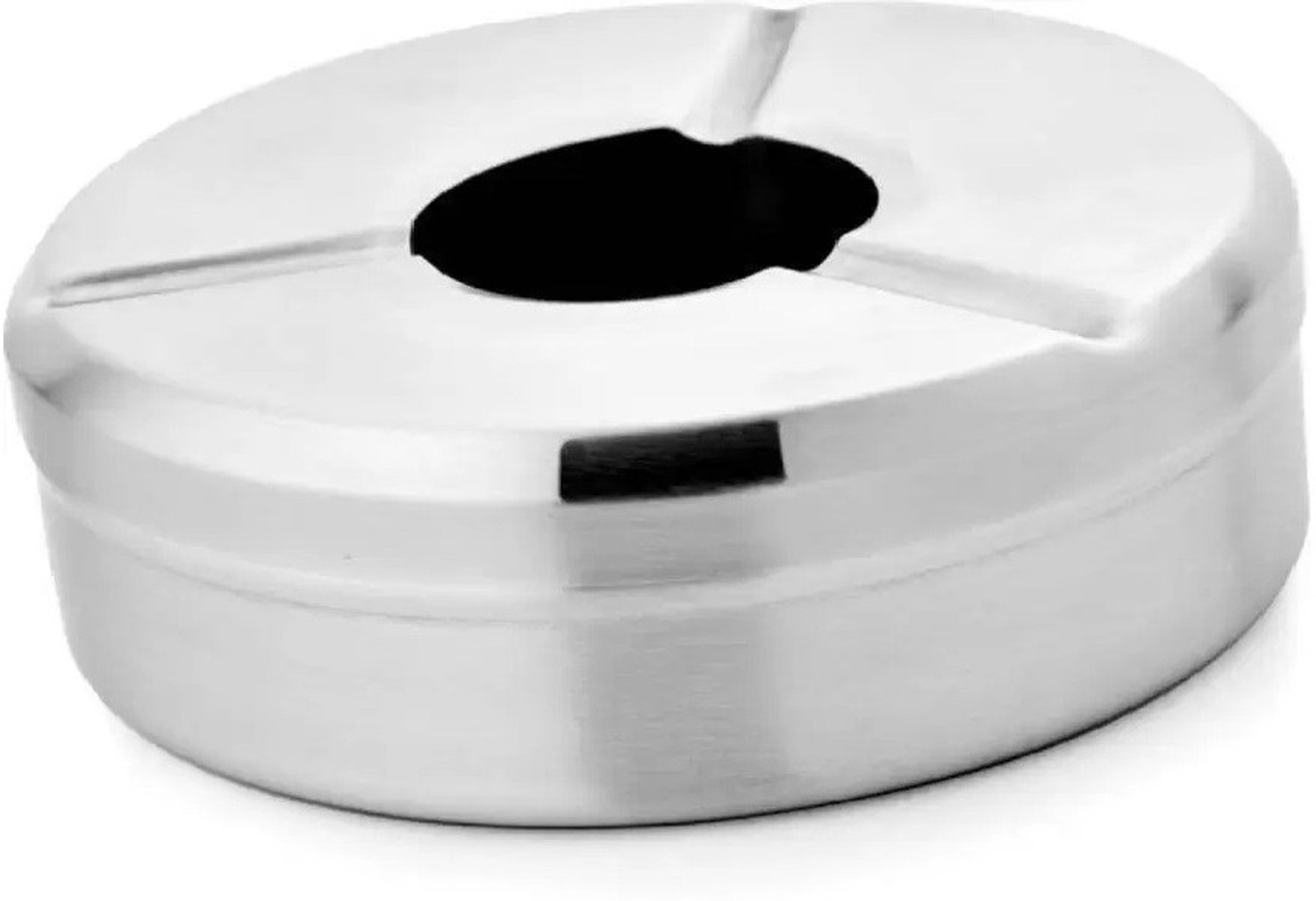 Image of GESTIONE Stainless Steel Ash Tray for Cigarette /Bar Office And Home Steel Steel Ashtray