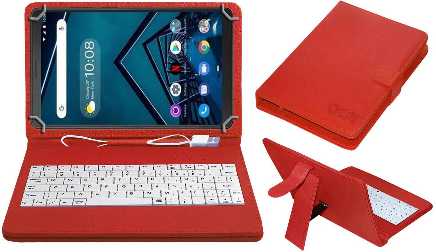 ACM Keyboard Case for Lenovo Tab V7 6.9 inch