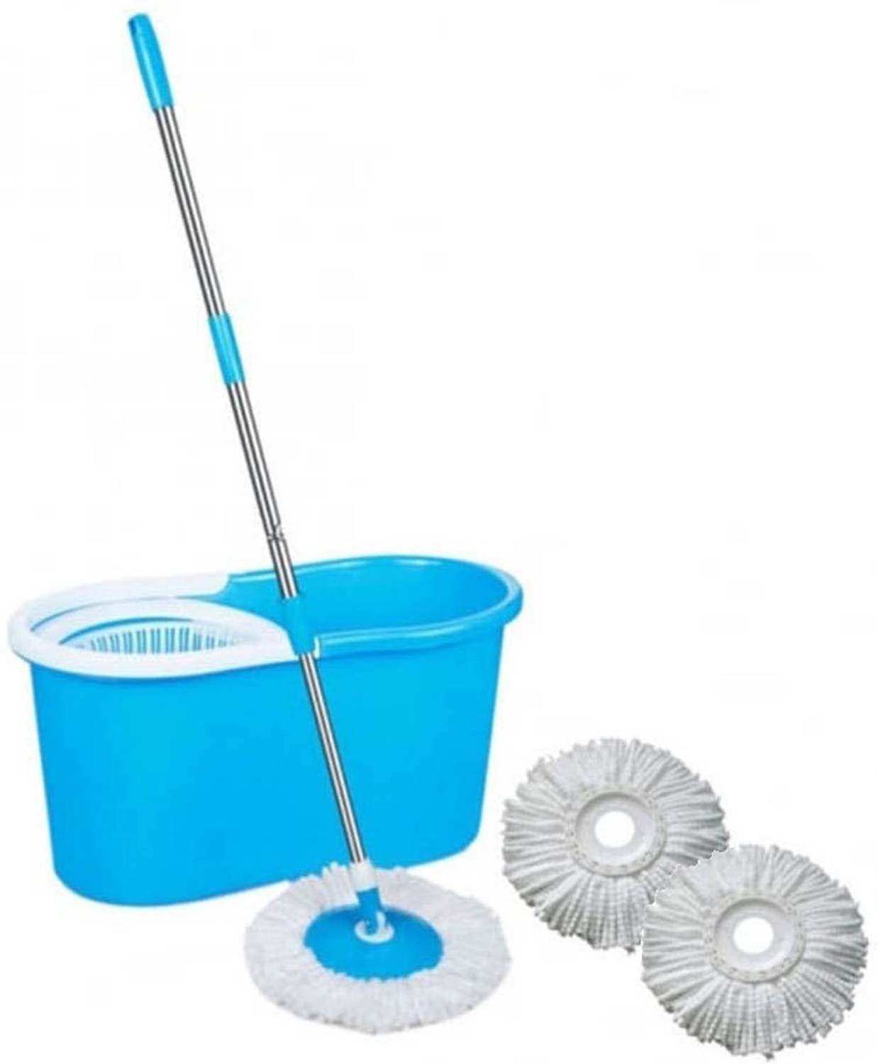 BAGATELLE crofiber mop head with Magic Dry Bucket Mop Set