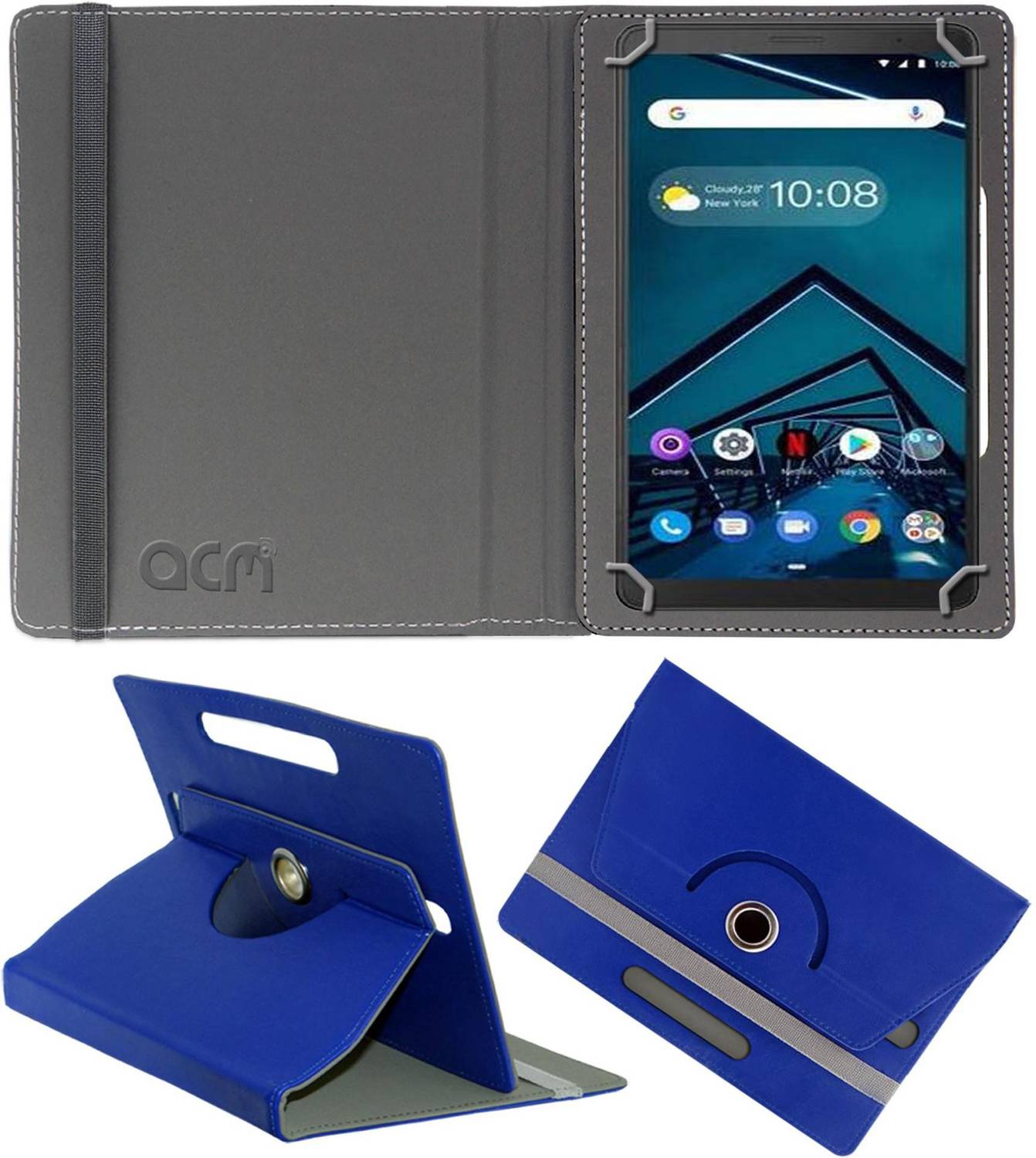 ACM Flip Cover for Lenovo Tab V7 6.9 inch