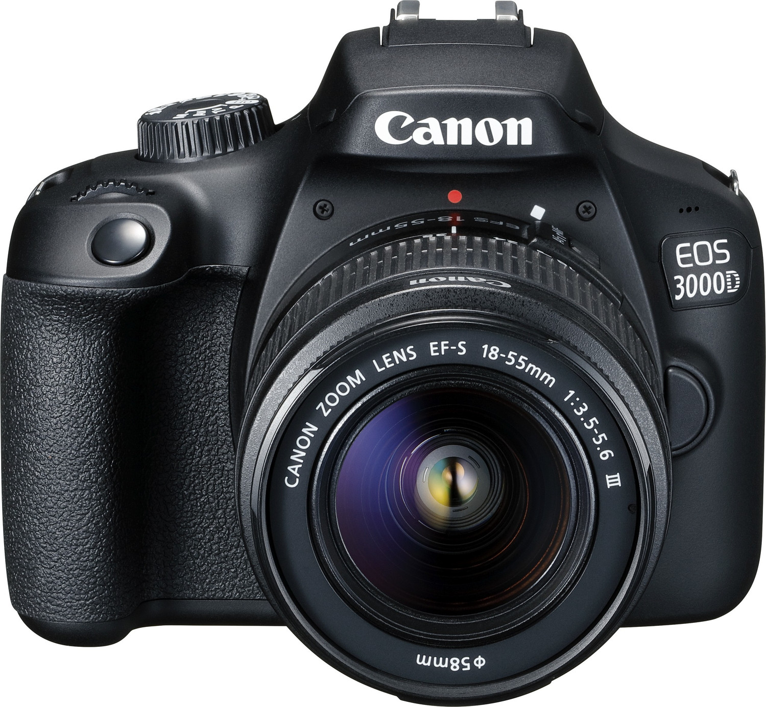 Image of Canon EOS 3000D DSLR Camera Dual Kit with 18-55 mm + 50mm 1.8 STM lens (16 GB Memory Card & Carry Case)
